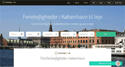Desktop Screenshot of ferieboligkbh.dk